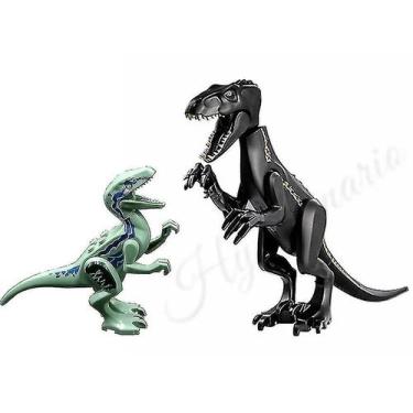 Imagem de Brinquedo Jurassic Dinosaur World Park Indoraptor Velociraptor x2 - Gl