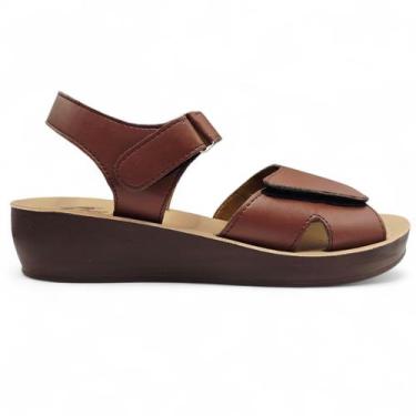 Imagem de Sandália Feminina Ortopédica Ajustável Confortável Prática - Feet Life