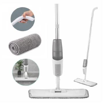 Imagem de Rodo Mop Spray Esfregao 3 Em 1 Limpa Seca Vassoura Dispenser