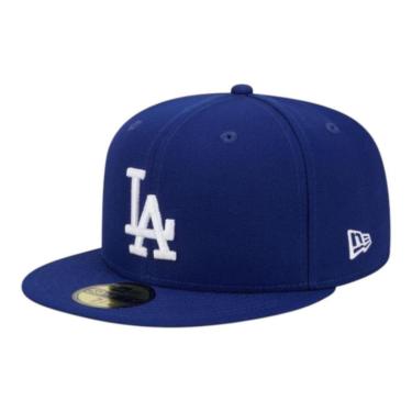 Imagem de Boné New Era 59FIFTY Los Angeles Dodgers World Series Azul-Masculino