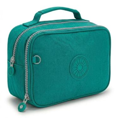 Imagem de Estojo Escolar Infantil Box Duplo 1133 Verde Turquesa - Tend