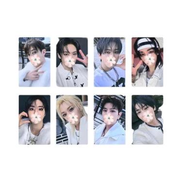 Imagem de Banda de menino coreano ablum lomo cartão SKZ 'HOP' cartão de oferta e