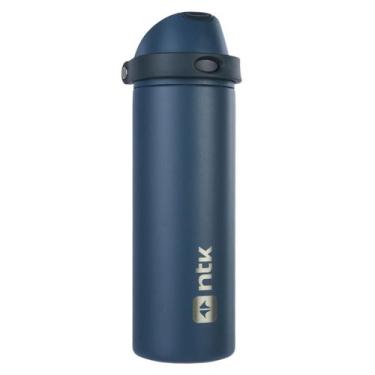 Imagem de Garrafa Térmica 710ml Straw Azul Isolamento Térmico Nautika