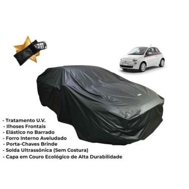 Imagem de Capa Cobrir Carro Fiat 500 Impermeável Forrada - Kahawai Capas Imperme