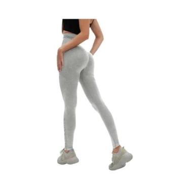 Imagem de Calças De Yoga Sem Costura De Cintura Alta Para Mulheres, Leggings Mat