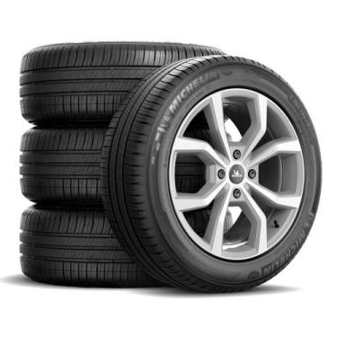 Imagem de Kit 4 Pneus Aro 16 Michelin 195/60 R16 89H Energy XM2+ STD