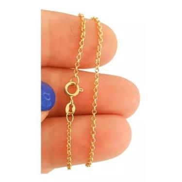 Imagem de Tornozeleira Elo Português Ouro 18k Maciça 24cm - MISSXL