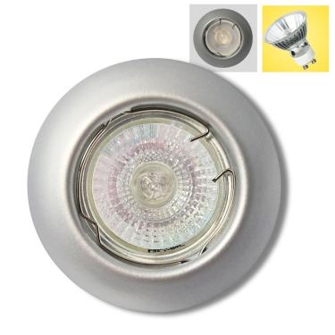 Imagem de Spot de Embutir Côncavo GU10 para Coifa e Churrasqueira com Lâmpada 50W Prata 220V Decorshop