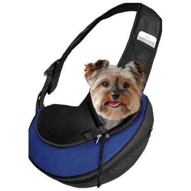 Imagem de Bolsa Mochila De Passeio Canguru Cachorro Transporte Pets Cor:Amarelo 
