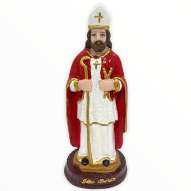 Imagem de Escultura São Brás 15 cm em Resina - Lua Mística - 100% Original - Loj