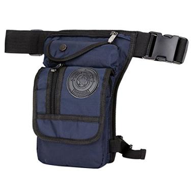 Imagem de Hebetag Bolsa de nylon para trilhas, para homens, mulheres, tática, militar, motocicleta, ciclismo, ciclismo, viagem, esportes ao ar livre, pochete