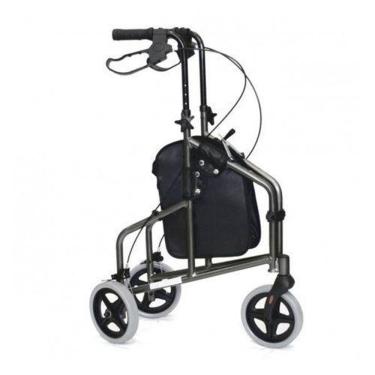 Imagem de Andador com 3 rodas robrável com cesto para Idoso Mobil