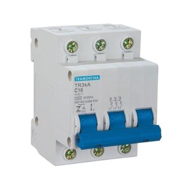 Imagem de Disjuntor Tramontina Din 3P 63A TR3KA Curva C