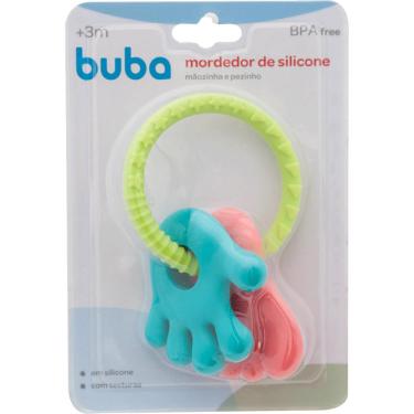 Imagem de Mordedor De Silicone Mãozinha E Pezinho Rosa Buba Baby