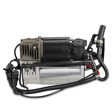 Imagem de RXLUCKIES Bomba de substituição do compressor de suspensão de ar para 4L0698007A 2007-2014 para Q7…