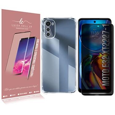 Imagem de Capinha + Película Privacidade Para Moto E32 XT2227 6.5 - Luiza Cell25