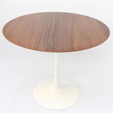 Imagem de Mesa De Jantar Tulipa Saarinen Redonda 160 Cm Madeira Base Branca - Ee