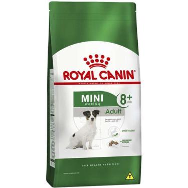 Imagem de Ração Royal Canin Mini Adult 8+ para Cães Adultos de Raças Pequenas com 8 Anos ou mais - 1 Kg