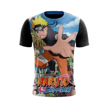 Imagem de Camiseta Camisa Infantil Adulto Uzumaki Naruto Anime 3D - R.K.M