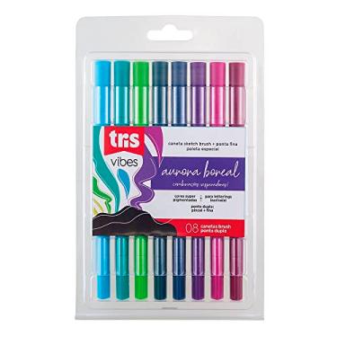 Imagem de Hidrocor Tris Vibes Sketch Aurora 8 Cores