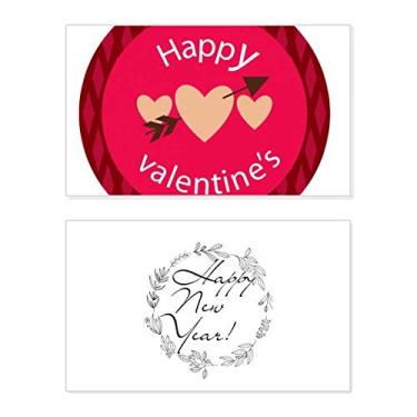 Imagem de Rosa Feliz Dia dos Namorados Coração Flecha Ano Novo Festival Cartão de felicitações Bless Mensagem Presente