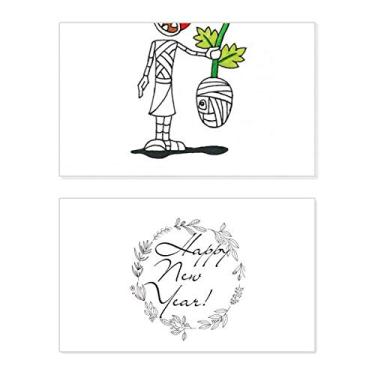 Imagem de Dia das Bruxas Decapitado Ghost Horus Festival Ano Novo Cartão Bless Mensagem Presente