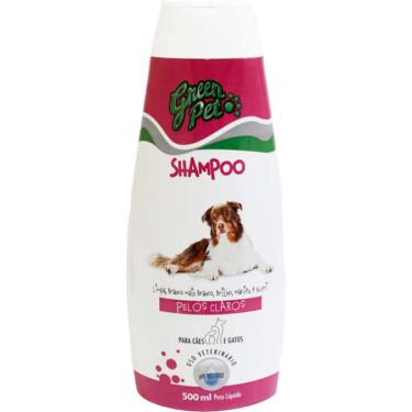 Imagem de Shampoo Green Pet Care Pelos Claros para Cães e Gatos - 500 mL