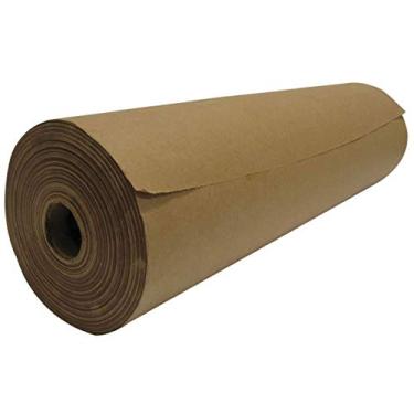 Imagem de Papel Kraft Bobina 40cmx130m.80g. Puro Natural , Bobina com 1 Unidade Com.N.Sra Líbano, Multicor