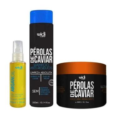 Imagem de Shampoo E Mascara Perolas De Caviar + Argan Oil - Widi Care