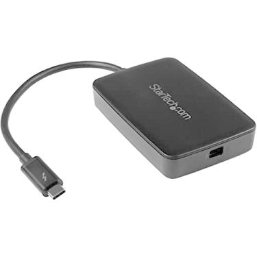 Imagem de StarTech. Com Adaptador Thunderbolt 3 para Thunderbolt 2 (não reversível) - Laptop TB3 para dispositivos TB2 (20Gbps) ou TB1 (10Gbps) / monitores - Preto - Windows/Mac (TBT3TBTADAP)