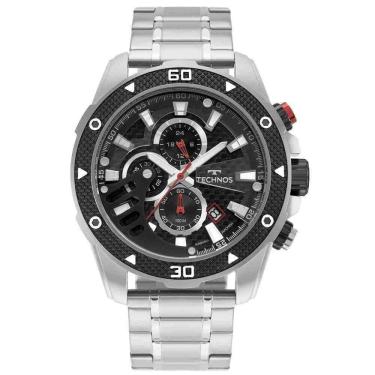 Imagem de Relogio Technos Masculino Ts Carbon Prata - JS15FR/1P