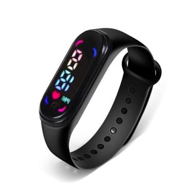 Imagem de Relógio Digital Esporte Bracelete Led Adulto Infantil Barato