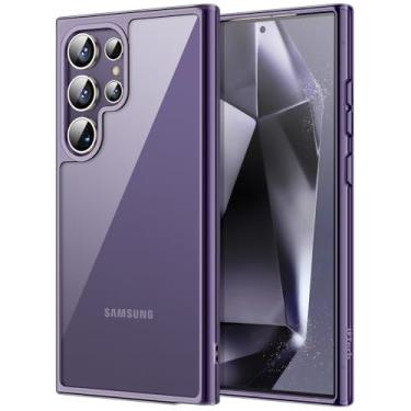 Imagem de JETech Capa para Samsung Galaxy S24 Ultra 5G, Case Protetora de Telefone à Prova de Choque Não-Amarelecimento, Capinha Parte Traseira PC Rígido Anti-Riscos (Titânio Violeta)