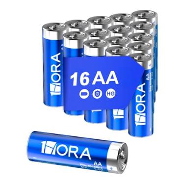 Imagem de Pilha AA 1Hora 1.5V Pacote com 16 Unidades Não Recarregável