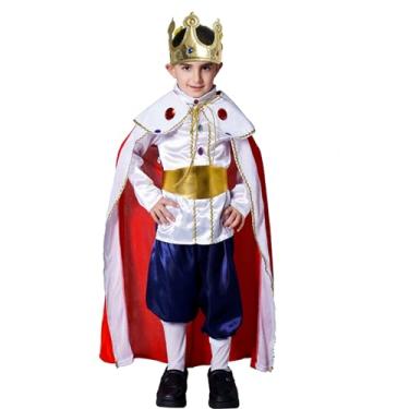 Imagem de Fantasia infantil de luxo King, Red,yellow,blue, L(10-12Y)