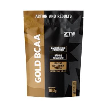 Imagem de BCAA Gold Super Pump 10:1:1 Refil 100g em Po Aminoacidos Essenciais Leucina Isoleucina Valina Importado Original (100G, Melancia)