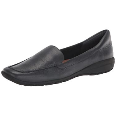 Imagem de Easy Spirit Sapatilha feminina casual Abide Croco Print, Azul-marinho 410, 9 Wide
