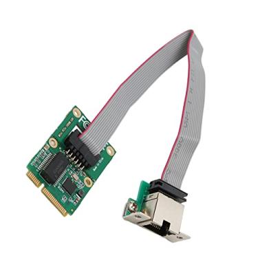 Imagem de Placa Controladora de Rede Gigabit Ethernet Mini PCI E, Conversor de Adaptador NIC LAN RJ45 10 100 1000Mbps, Placa Controladora de Rede Mini PCIe Estável de Autoadaptação para