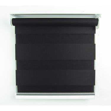 Imagem de Persiana double vision preta L 1,60 x 1,40 A - Crisdan