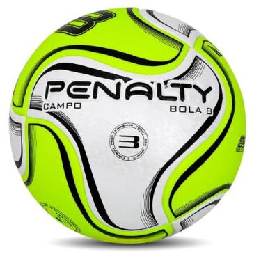 Imagem de Bola Penalty Campo 8 N3 Xxiv, Branco e amarelo
