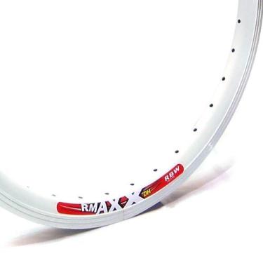 Imagem de Aro 20" 36F Rmaxx RBW Alumínio V-Brake Branco - Machine Motors