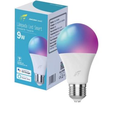 Imagem de Lampada Inteligente Rgb Wifi Led Smart Google Alexa Tuya 12w Aparmento