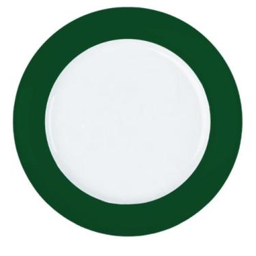 Imagem de Jogo Prato Raso Versa Verde 27, 5cm 6un Porcelana Germer