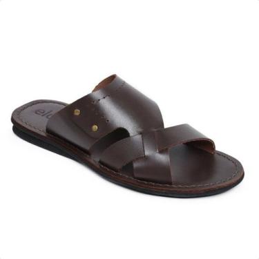 Imagem de Sandalia Masculina de Couro Conforto Estilo para os pés R27 - TERRADOS