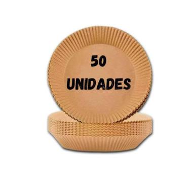 Imagem de Forro Papel Air Fryer Marrom - 50 Unidades - Lizko