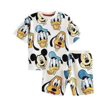 Imagem de Conjunto de Roupa Infantil Pato Donald - Camiseta e Shorts para Menino