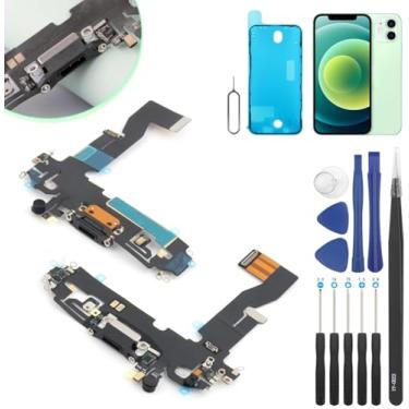 Imagem de FKBAightccy Conector Dock para iPhone 12 Pro Substituição de Porta de Carregamento para iPhone 12 Placa de Carregador USB Cabo Flexível Peças com Ferramentas