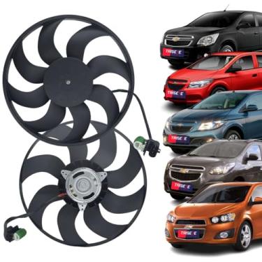 Imagem de Ventoinha do Radiador Cobalt, Onix, Prisma, Spin e Sonic 8v 2011 2012 2013 2014 2015 2016