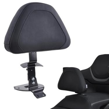 Imagem de Panical Almofada de suporte para encosto Sissy Bar Rider Driver de liberação rápida para Honda Goldwing GL1800 F6B 2021-2025 Textura fosca (pagamento de liberação rápida)