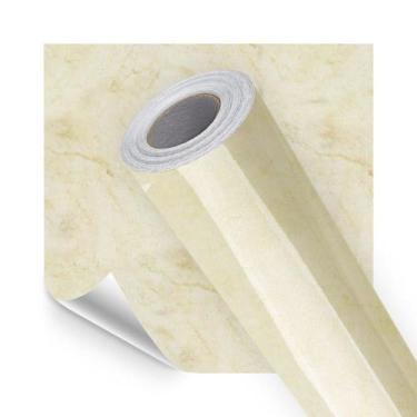 Imagem de Papel de Parede Adesivo Lavavel HD Marmore Travertino Bege - Open Star